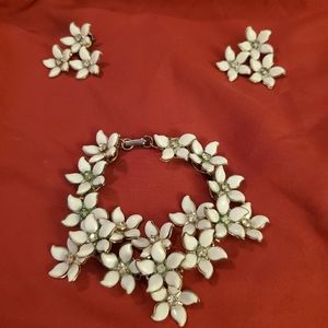 Vintage bracelet and earrings set